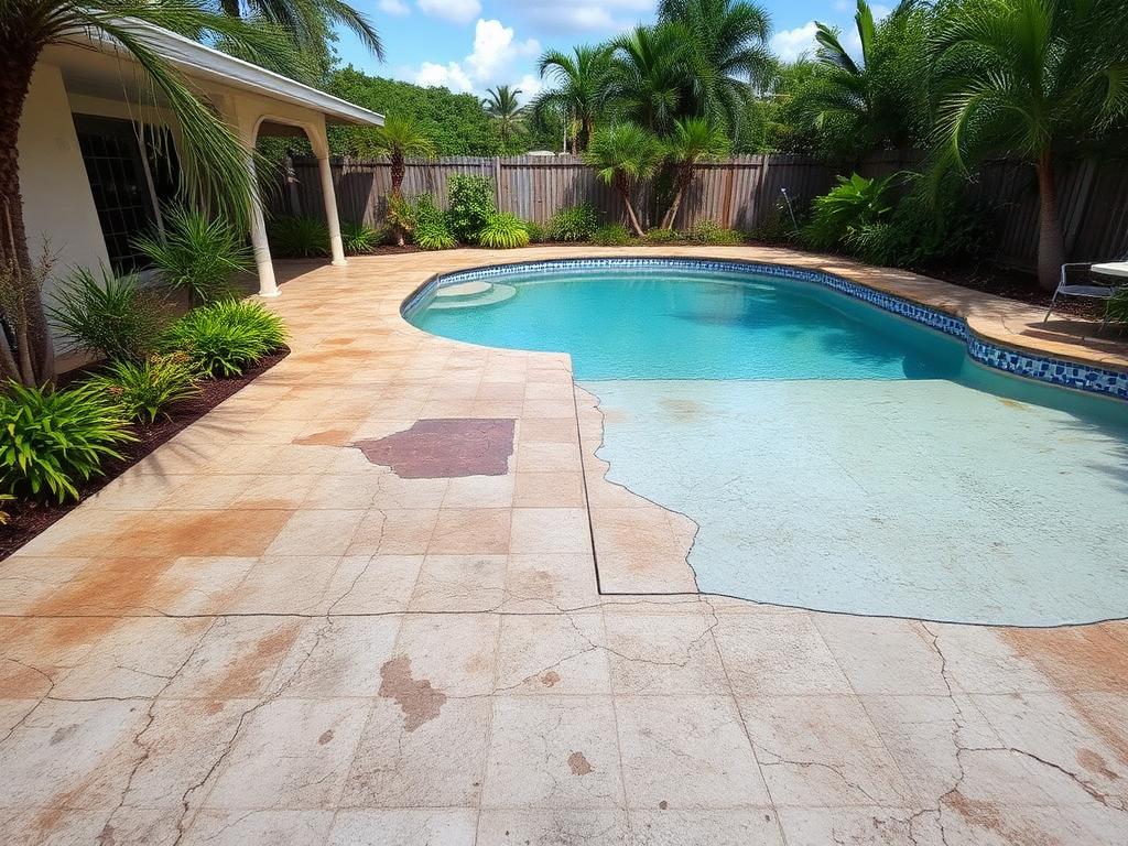 Pool Deck & Outdoor Living — before